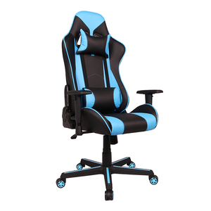 Coche de carreras estilo grande y alto PC de la Oficina reclinable Silla de juego con 2D ajustable PU reposabrazos - Product Image 3