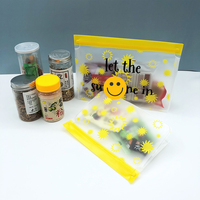 Sac de conservation alimentaire réutilisable en PEVA avec logo personnalisé, fermeture coulissante, sans BPA, étanche, compatible congélateur, pochette Ziplock