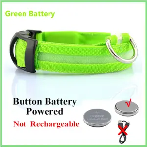 Led Glowing Dog Collar Adjustable Flashing Rechargeable Luminous Collar Night Anti-Lost Dog Light Harness