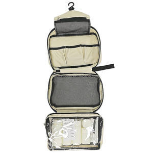 Bolsa de cosméticos de color claro, <span class=keywords><strong>neceser</strong></span> portátil personalizado, gran oferta, bolsa de maquillaje <span class=keywords><strong>con</strong></span> botella de cosméticos - Product Image 5