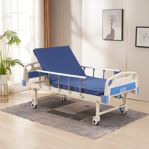 Letto Ospedaliero Manuale in Acciaio Laminato a Freddo Classe I, 1 Manovella, Multifunzione Regolabile per Assistenza Domiciliare, Pazienti Paralizzati, Anziani, Certificato CE - Product Image 6