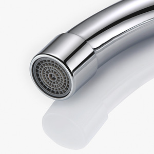 Rubinetto per <span class=keywords><strong>Lavabo</strong></span> <span class=keywords><strong>Bagno</strong></span> in Acciaio Inox con Doppia Maniglia, <span class=keywords><strong>2</strong></span> Fori, 4 Pollici, Acqua Calda e Fredda - Product Image 4