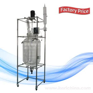 Chemical Stainless Steel Jacketed Glass Reactor Reaction Vessel