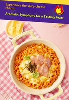 Wholesale Korean Fried Instant Ramen Noodles 140g 3X Spicy Low-Fat Buldak Chicken & Cheese Flavor