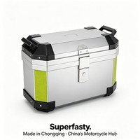 Valises latérales de qualité supérieure pour moto, boîte arrière en PP, boîte à bagages étanche, accessoires de moto fabriqués en Chine
