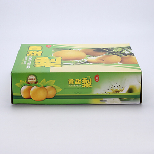 Personnalisé légumes fruits poire pomme tomate emballage boîte en carton ondulé - Product Image 2