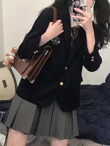 Femmes corée britannique <span class=keywords><strong>japon</strong></span> JK Blazer uniforme scolaire filles japonais Anime Cosplay Costume vêtements - Product Image 6