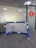 But de football pour enfants 4x2,5 pieds en aluminium, personnalisé avec logo, coloré, noir-blanc, noir-jaune, pour jardin, vente en gros