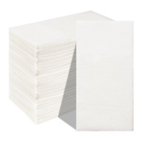 Nicro Prix de Gros Personnalisé 30*40cm 25pcs Serviettes Blanches Jetables Anti-Poussière pour Salle de Bain Fournitures de Fête Joyeux Anniversaire