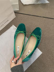 Chaussures plates de style français pour femmes, printemps 2025, nouvelles chaussures rétro de grand-mère, ballerines - Product Image 3