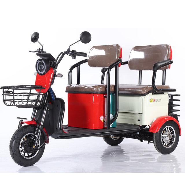 Best Seller OEM 48v Three Wheeld Electric Tricycle 500w Power Electric Scooters with Two Seat