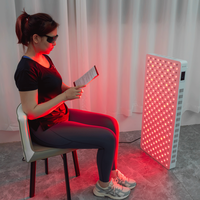 Appareil de thérapie LED à écran tactile intelligent, 8 longueurs d'onde, multi-LED, pour soulager la douleur corporelle à domicile, panneau de lumière rouge NIR, appareil de thérapie LED