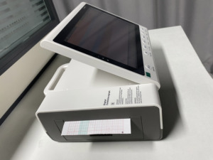 Máquina de Cardiotocografía Eléctrica de Fábrica China, Monitor Fetal Portátil para Gemelos, Certificado CE ISO - Product Image 3