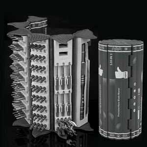 Juego de Destornilladores Eléctricos de Precisión 128 en 1, Juego de Destornilladores Magnéticos con Varilla de Extensión, Herramienta de Reparación Manual para Teléfono y <span class=keywords><strong>PC</strong></span> - Product Image 6
