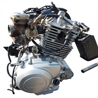 Moteur d'occasion Tensai 125 4 temps CDI refroidi par air à double démarrage, compatible avec le modèle Jianshe 125 Tianji à transmission par chaîne