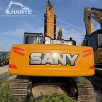 Excavadora Usada en Venta SANY SY215, Eficiente en Consumo de Combustible, Bajas Horas de Trabajo, Sistema Hidráulico Estable, Pintura Original, Piezas Originales Completas
