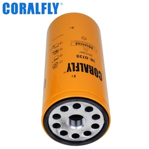 CORALFLY New ISO/TS 16949 Certified Truck Oil Filter 1R-0739 1R-0749 1R-0716 1R-0755 1R-1808 1R-0762 1R-0750 1R-0751 for - Product Image 1
