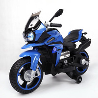 Voiture électrique à 3 roues de style moto cool pour enfants de 2 à 4 ans et de 5 à 7 ans, alimentée par batterie, en plastique