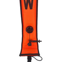 Signal de plongée sous-marine personnalisé à trois éléphants style animal bouée SMB flotteur avec valve de ventilation, gonfleur oral, tuyau basse pression