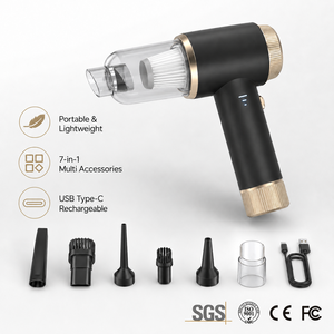 Cordless Car <b>Vacuum</b> Cleaner 6000Pa <b>Portable</b> Handheld <b>Vacuum</b> with 7-in-1 Accessories USB Type-C Rechargeable for Car Home OEM ODM - Product Image 1