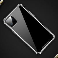 Étui de téléphone en acrylique PC antichoc de 1,5 mm et TPU souple pour iPhone 12 PRO MAX, coque de protection transparente