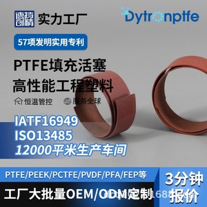 ซีลลูกสูบแบบเติม PTFE ยี่ห้อ Dechuang ชิ้นส่วนซีลอุตสาหกรรมพลาสติกวิศวกรรมประสิทธิภาพสูง - Product Image 1