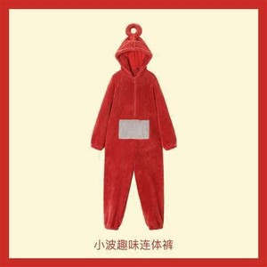 Albornoz de lana Coral Teletubbies disfraz <span class=keywords><strong>Dipsy</strong></span> Laa Zip sudaderas con capucha esponjosas ropa de actuación ropa de dormir mono mameluco - Product Image 3