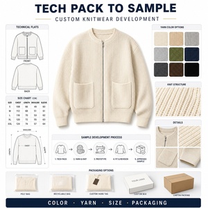 Nuevo Cárdigan de Punto Para <span class=keywords><strong>Hombre</strong></span> Otoño e <span class=keywords><strong>Invierno</strong></span> Tendencia de Moda Color Sólido Suelto Casual Talla Grande - Product Image 2