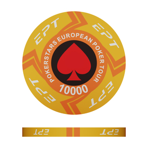 Jetons de poker en céramique de luxe de haute qualité pour Texas Hold'em EPT, 10g 39mm, vente directe d'usine en gros - Product Image 6