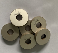 Transductor de soldadura personalizado de elemento piezoeléctrico, material PZT, anillo piezoeléctrico de cerámica piezoeléctrico para transductor de 20K