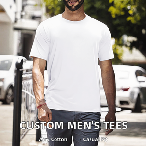 Camiseta Deportiva Casual de Manga Corta para Hombre, Diseño Personalizado OEM Multicolor, Corte Regular, Transpirable, 100% Algodón, 220 Gramos - Product Image 2
