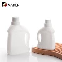 250ml 500ml vide HDPE détergent à lessive bouteille de remplacement Pe plastique étanche vêtements nettoyant distributeur adoucissant bouteille