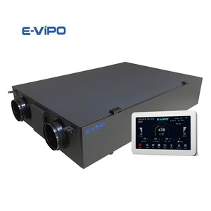 Système de ventilation avec capteur de dégivrage ERV, ventilateur, unité de récupération de chaleur MVHR <span class=keywords><strong>à</strong></span> air frais canalisé, conception graphique TUYA HRV <span class=keywords><strong>VMC</strong></span> - Product Image 1