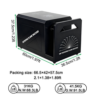 Igreslite Machine à Flammes Mobile d'Extérieur IP55 1800W Contrôlée par DMX512 Effet de Feu Scénique Rotation à 210 Degrés pour Spectacles