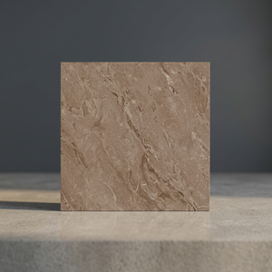 Azulejos de Porcelana Gris Niebla de 600x600 mm, Acabado Brillante, Efecto Mármol Gris, Glaseado Digital, para Pisos Interiores - Product Image 5