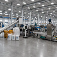 Machine de granulation de film agricole LDPE LLDPE, granulateur à anneau d'eau, fabricant certifié ISO9001 avec PLC