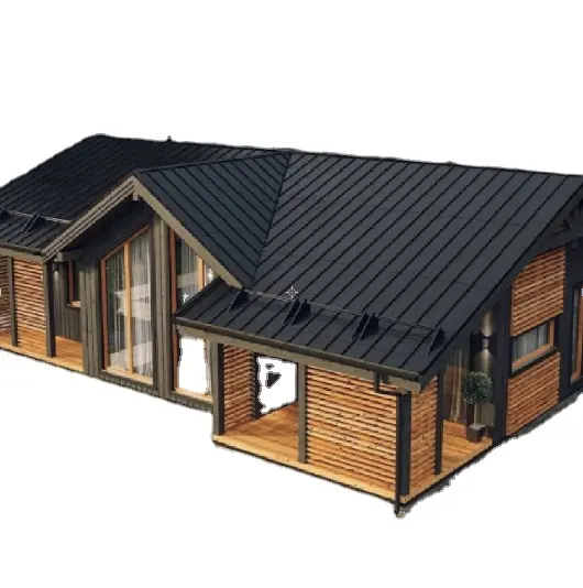 Luxus Modern Custom ized Pine Hot verkaufen Log Kit Home Promotion vorgefertigte Holzhaus Villa