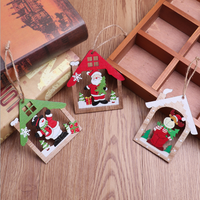 Vente mondiale de maisons de poupée en bois, petites maisons lumineuses, décorations murales pour la maison