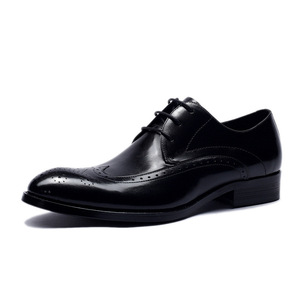 Chaussures en cuir pour hommes de haute qualité, sur mesure, décontractées, à bout large, en cuir de vachette pleine fleur poli à l'anglaise - Product Image 1