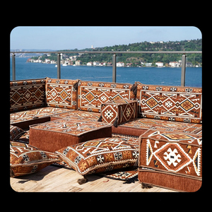Ultra Comfortable High Density Sponge Arabic <strong>Floor</strong> Sofa Luxury Majlis <strong>Seating</strong> with Ergonomic Design - Product Image 2