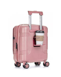 Valise cabine format sous siège avec serrure TSA, petite valise de voyage à roulettes avec compartiment pour ordinateur portable, coque rigide et roues multidirectionnelles - Product Image 3