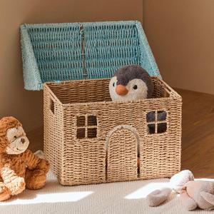 Cesto portaoggetti pieghevole all'ingrosso, adorabile contenitore in tessuto con cartoni animati, organizer <span class=keywords><strong>per</strong></span> <span class=keywords><strong>giocattoli</strong></span>, vestiti e articoli vari <span class=keywords><strong>per</strong></span> la cameretta dei bambini - Product Image 2
