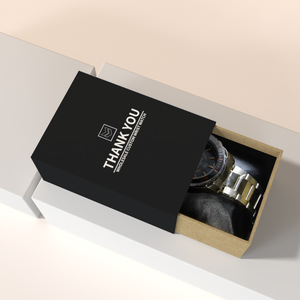 批发定制标志高品质滑动抽屉手表盒豪华廉价手表包装盒 - Product Image 1