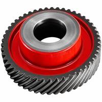 Engrenage hélicoïdal de précision personnalisé GGG50 en fonte ductile usiné CNC pour boîte de vitesses industrielle
