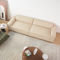 Muebles modernos de cuero combinados para oficina y sala de estar, sofá modular seccional, sofás cómodos, arreglos elegantes