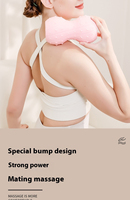 Kabellose Yogini-Vibratoren, erdnussförmiger Faszien-Massageball, eingebauter Akku, kabellose Fernbedienung, 5-Gang-Vibration für