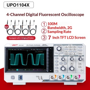 Osciloscopio Digital TTLTES UNI-T UPO1104X de 100MHz, 4 Canales, 2GSa/s, 500,000wfms/s, Almacenamiento de Alto Rendimiento - Product Image 2