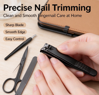 Kit de Voyage Multifonctionnel pour Soins Personnels, Manucure et Pédicure, 24 Pièces, Ensemble de Coupe-Ongles en Acier Inoxydable, Idéal pour les Cadeaux de Mariage