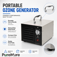 Générateur d'ozone portable haute performance pour usage commercial, traitement de l'air, minuterie 3 heures, pour grands espaces, hôtels, voitures, camping-cars, purificateur d'air
