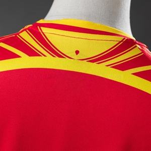 กางเกงฟุตบอลชายระบายอากาศได้ดีรุ่นนักเตะ บากัมบู แอฟริกาคัพ 2026 คองโก สีแดง ราคาถูก - Product Image 4